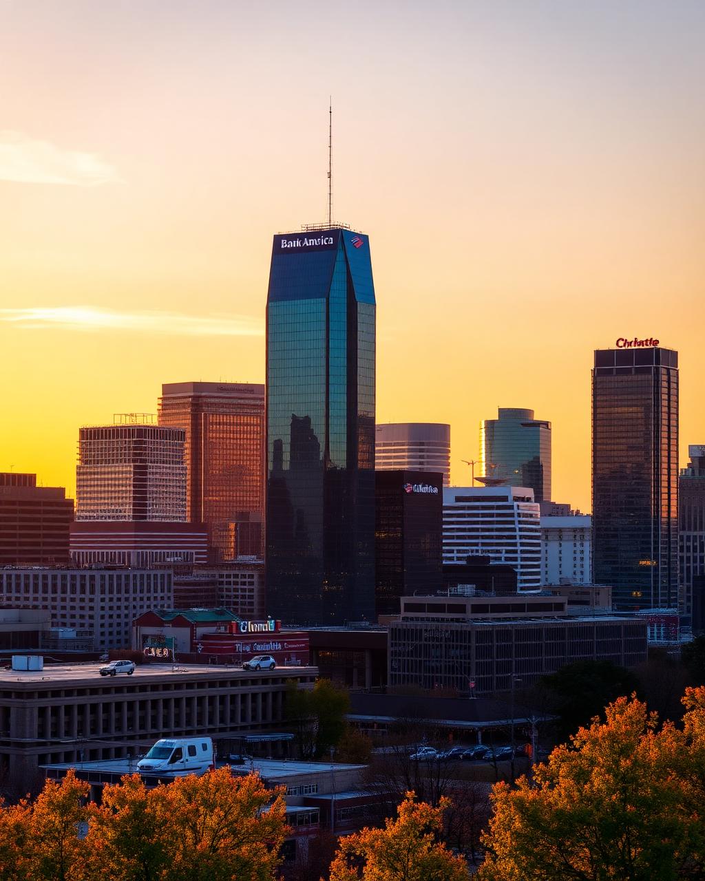 Charlotte skyline