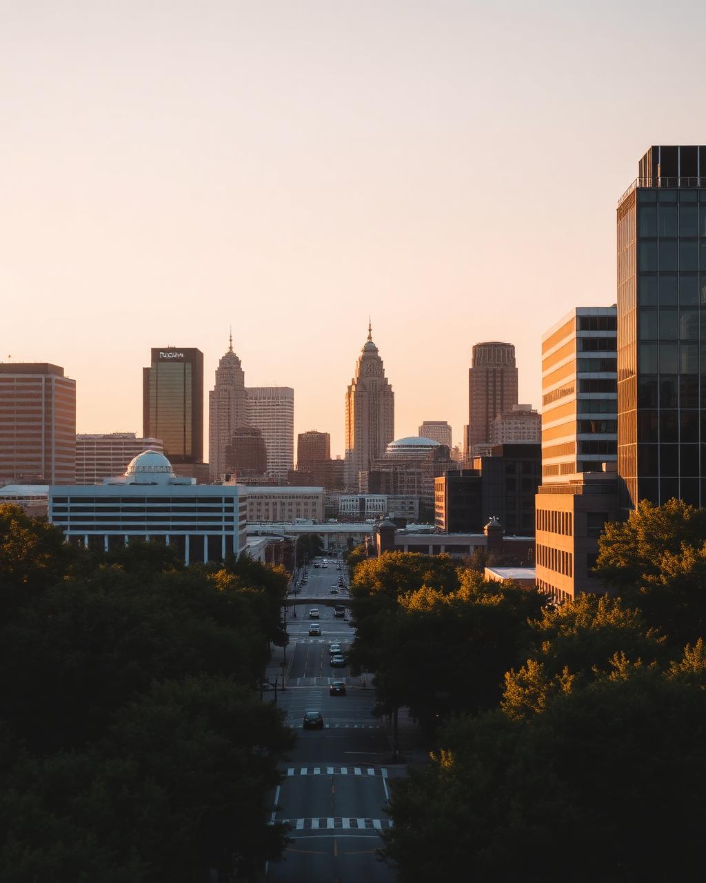 Raleigh skyline